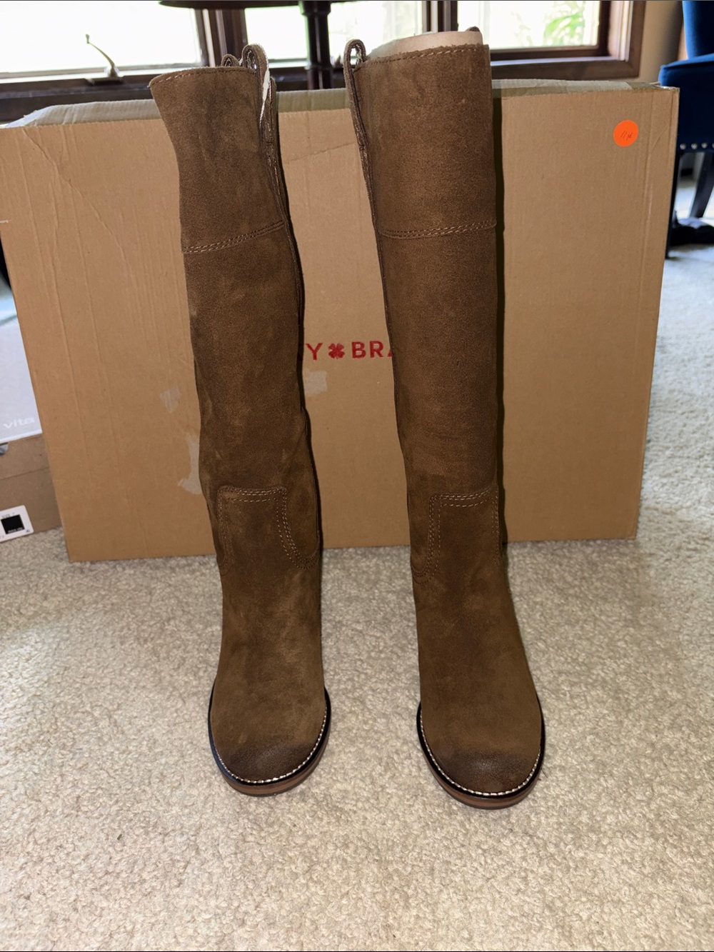 Lucky brand wide calf hibiscus Brown Boots - Picture 3 of 8